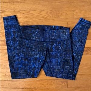 Lululemon City Print WunderUnders sz 10